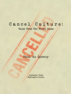 cover image of Cancel Culture